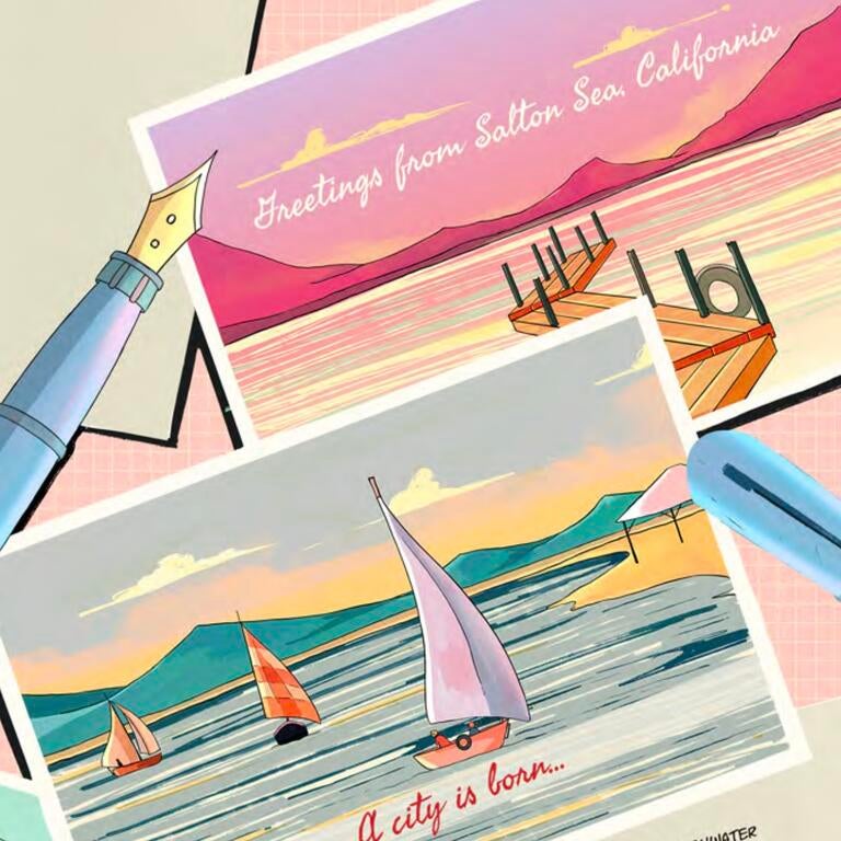 postcards from the Salton Sea