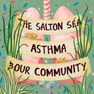 Salton sea and our community comic book cover