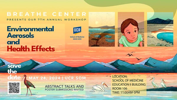 Breathe Center presents our seventh annual workshop - environmental aerosols and health effects. 